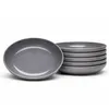Suppenteller Malmö 20 cm anthrazit 6er-Set Steingut – Van Produktbild-Vorschau 1