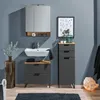 home24 Waschbeckenunterschrank mit 2 Schubkasten Produktbild-Vorschau 3