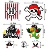 Geburtstagsdeko Halloween Piraten Thema,Happy Birthday Produktbild-Vorschau 3