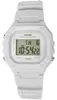 A white Casio digital watch is shown from the front against a white background. Anteprima dell’immagine prodotto