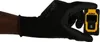 A hand wearing a black glove holds a small yellow and black DeWalt laser distance measurer. Anteprima dell’immagine prodotto