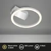 BRILONER Plafoniera LED, luce bianca calda, colore argento, Anteprima dell’immagine prodotto 2