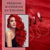 hair2heart Premium Microring Extensions capelli umani lisci Anteprima dell’immagine prodotto 5