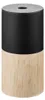 Home Sweet Home Combi E27 Fassung Metall schwarz - Holz Produktbild-Vorschau 1