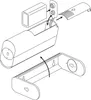 Mini Bewegungsmelder BWM ALARM B - Skizze Batterie Produktbild-Vorschau