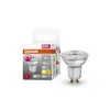 A product shot of an OSRAM LED light bulb and its packaging. Náhľad obrázku produktu