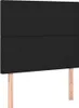 LED Kopfteil Schwarz 80x5x118/128 cm Kunstleder Produktbild-Vorschau 4