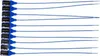 Sceau plastique Unix M 285mm Bleu 10pcs. Voir les images du produit 2