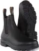 A pair of black leather Chelsea boots shown from a diagonal angle against a white background. Náhled obrázku produktu
