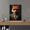Oh Art! Malen nach Zahlen Tiere – Fuchs im Anzug 50x40 cm Produktbild-Vorschau 2