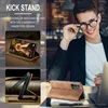 Galaxy A23 4G Hülle, Retro Kunstledertasche mit Produktbild-Vorschau 5