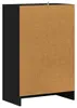 vidaXL Botník černý 60x35x92 cm Dřevěný materiál Náhled obrázku produktu 5