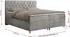 Boxspringbett 160x200 mit Bettkasten, Boxspringbett 160x200 Produktbild-Vorschau 6
