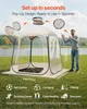 VEVOR Transparentes Zelt, 160x160x182 cm, Pop-up-Zelt für Produktbild-Vorschau 2