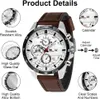 Watch für Herren Uhr Männer Analog Quarz Chronograph mit Produktbild-Vorschau 5