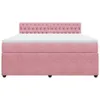 Boxspringbett mit Matratze Rosa 180x200 cm Samt Produktbild-Vorschau 6