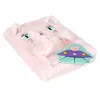 Plüsch-Tagebuch/Notizbuch rosa Katze, liniert A5 Produktbild-Vorschau 5