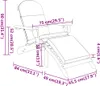 Krzesło Ogrodowe Adirondack Z Podnóżkiem, Lite Drewno Podgląd zdjęcia produktu 14