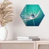 DEQORI Glasbild Echtglas 40x35 cm 'Inszenierte Wasserperle' Produktbild-Vorschau 4