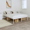 vidaXL Rama łóżka metalowa biała 140x200 cm Podgląd zdjęcia produktu 2