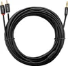 Klinke 3,5mm auf 2 Cinch Stecker, AUX Audio Stereo Kabel Produktbild-Vorschau 4