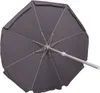The underside of a large, gray market umbrella is shown against a white background. Náhled obrázku produktu