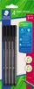 Staedtler Triplus, Černá, Pokuta, Černá, Šedá, Polypropylen Náhled obrázku produktu 1