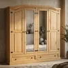 New Mexico Kleiderschrank 4-türig mit 2 Spiegeltüren, 2 Produktbild-Vorschau 6
