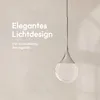 LUMIÈRE Design Suspension 'Fadio' Chrome Verre LED dimmable Voir les images du produit 5