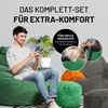 LUMALAND Relax-Set Cord – Sitzsack GIANT (400 L) + Pouf (50 Produktbild-Vorschau 8