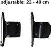 Two black sport armbands for phones are shown against a white background. Náhled obrázku produktu