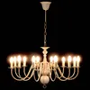 vidaXL Lampadario bianco antico 12 prese E14 Anteprima dell’immagine prodotto 2