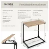 tectake® Beistelltisch mit neigbarer Platte Ruston Produktbild-Vorschau 8