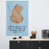 Mr. & Mrs. Panda Wandteppich Bär Schulterblick - Blau Produktbild-Vorschau 3