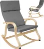 tectake® Schaukelstuhl Roca 65 x 94 x 100 cm Produktbild-Vorschau 1