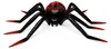 XXL Folien Standballon in Form einer schwarzen Spinne mit rotem Körper und langen schwarz roten Beinen als Halloween Dekoration. Produktbild-Vorschau