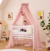 Alavya Home Baldacchino in tulle (poliestere) con pompon - Anteprima dell’immagine prodotto 1
