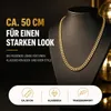 Catena in oro tipo girocollo, lunghezza circa 50 cm – Anteprima dell’immagine prodotto 8