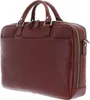 A brown leather briefcase is shown against a white background. Produktbild-Vorschau