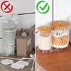 A split image showing an unorganized bathroom counter on the left and an organized one on the right, demonstrating the use of the product. Anteprima dell’immagine prodotto