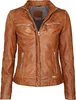 Mustang Lederjacke Amilia Damen cognac L Produktbild-Vorschau 1