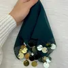 10x Grün Luxus Halay Mendili groß 30x30 cm Tanztücher Dügün Produktbild-Vorschau 2