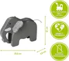 EverEarth Bamboo Elefant, 2 Jahr(e), Afrika, Grau, Bambus Produktbild-Vorschau 1