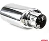 A shiny chrome exhaust tip on a white background. Anteprima dell’immagine prodotto
