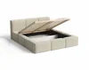 Chilly Polsterbett Como Beige Bouclé-Stoff 180x200 cm mit Produktbild-Vorschau 8