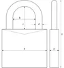 Abus Fingerabdruck Vorhangschloss 57/50 Touch™ Náhled obrázku produktu 14