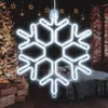 SALCAR 40cm Schneeflocken Deko Weihnachten, LED Produktbild-Vorschau 9