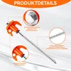 Schraubheringe Set 12 Stück, 20 cm, mit Steckschlüssel & Produktbild-Vorschau 2