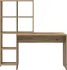 vidaXL Scrivania in rovere Artisan 138,5 x 55 x 143 cm Anteprima dell’immagine prodotto 5