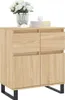 vidaXL Příborník Sonoma Dub 60x35x70 cm výrobek ze dřeva Náhled obrázku produktu 3